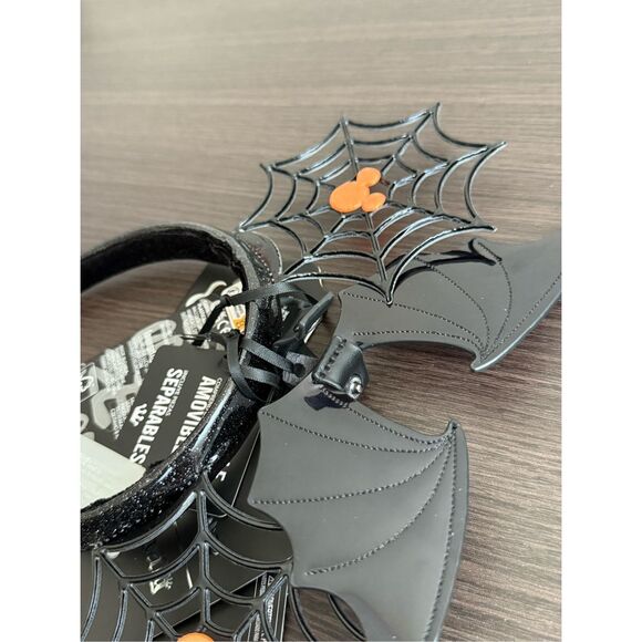 Loungefly Disney Minnie Mouse Spider-Web Bat Ears Headband - Picture 3 of 3